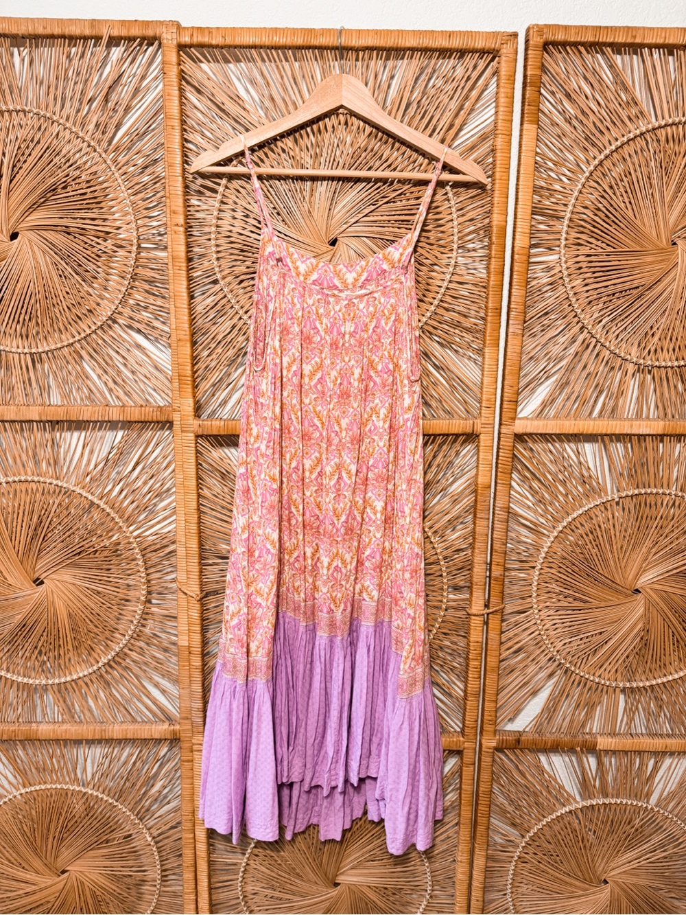 Spell & the Gypsy Jewel Strappy Midi Dress SZ L - Picture 6 of 10